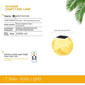 Lámpara de poste de puerta solar ABS impermeable IP65 para jardín y Villa E27 Base de luz LED para valla de patio y puerta de columna - Product Image 6