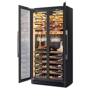 <span class=keywords><strong>Enfriador</strong></span> de <span class=keywords><strong>Vino</strong></span> NE-427S-8 de Doble Puerta con Control de Temperatura y Humedad, Pantalla Digital en Puerta de Vidrio, para <span class=keywords><strong>Vino</strong></span> Tinto y <span class=keywords><strong>Blanco</strong></span> - Product Image 2