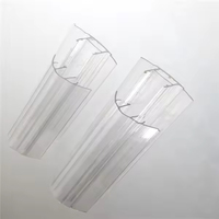 HUASHUAITE 100% Polycarbonate PC Feuille creuse Profilé H et profilé en U et connecteur
