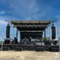 Escenario portátil de aluminio ajustable para exteriores de bajo costo, escenario portátil de aluminio para conciertos, espectáculos, eventos, tablero de escenario de aluminio