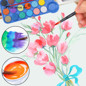 Peintures à l'eau pour enfants, 18 couleurs, non toxiques, peinture à l'eau solide, ensemble de peinture à l'eau solide pour le <span class=keywords><strong>dessin</strong></span> - Product Image 3