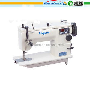 Machine à coudre industrielle informatisée KINGLEO avec pied entraîneur et plateau plat, 100 nouveaux motifs en zigzag - Product Image 2