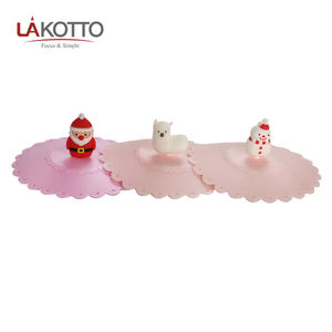 De silicona a prueba de fugas tapa de <span class=keywords><strong>la</strong></span> taza resistente al calor reutilizable cubierta sellada accesorios de cocina té taza de succión sello tapa de <span class=keywords><strong>la</strong></span> taza - Product Image 4