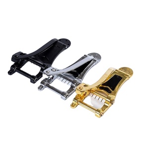 Pont vibrato <span class=keywords><strong>Bigsby</strong></span> en alliage d'aluminium 3 couleurs pour guitare électrique 6 cordes, quincaillerie de remplacement pour style jazz creux - Product Image 5