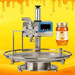 เครื่องบรรจุน้ำผึ้งแบบแม่นยำ ±0.5% พร้อมเครื่องบรรจุแบบพลาสติกใสและระบบสายพานลำเลียงสำหรับบรรจุภัณฑ์น้ำผึ้ง - Product Image 1