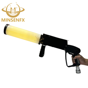 Sân khấu chuyên nghiệp CO2 máy bay phản lực <span class=keywords><strong>Shooter</strong></span> RGB LED hiệu ứng màu sắc Điều khiển bằng tay vật liệu sắt - Product Image 5