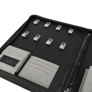 Sacs à documents Fog Rock Business, sac de livraison à fermeture éclair, dossier de remise en main en cuir exécutif - Product Image 2