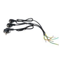 VDE CE-zertifiziertes europäisches Netzkabel 16A mit dreipoligem EU-Stecker und IEC 320 Buchse für den Haus- und Küchengebrauch.