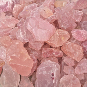 Cuarzo Rosa Natural en Bruto de Madagascar, Cristales de Cuarzo Rosa en Bruto, Precio de Piedras de Cuarzo Rosa en Bruto - Product Image 2
