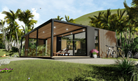 Maisons mobiles au design moderne, maisons de vacances, villas de luxe, ventes directes d'usine