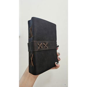 Genuine <b>Leather</b> Soft Cover Journal <b>Notebook</b> Handmade Vintage Writing Diary <b>Refillable</b> Travel <b>Notebook</b> Manufacturer Exporter - Product Image 1