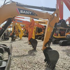 Excelente Excavadora Sany60 Usada, Modelo 2022, Maquinaria Pesada para Construcción, Motor, Bomba de Engranajes, Pocas Horas de Uso, Capacidad de Cucharón de 0.4m, Hefei - Product Image 2