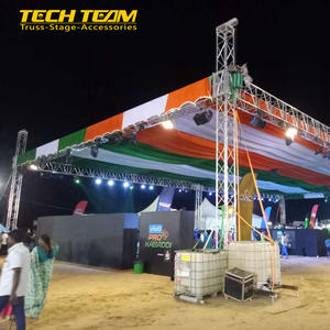 Structure <span class=keywords><strong>de</strong></span> scène en aluminium 400x400mm pour écran, toit, enceintes et système Line Array pour plateforme <span class=keywords><strong>de</strong></span> scène - Product Image 5