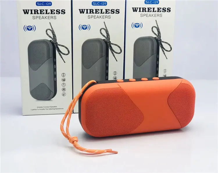 Nieuwe Model SLC129 Mini Speaker Bass Geluid Bt Speaker Draadloze Speaker