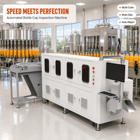 Machine d'inspection visuelle haute vitesse efficace avec technologie CCD pour l'inspection des bouchons de bouteilles d'eau