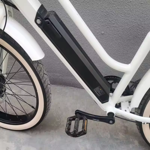 Bicicleta de Carretera de 7 Velocidades, 26 Pulgadas, Neumáticos Anchos, Motor Eléctrico sin Escobillas, Batería de Gran Capacidad de 17.5 Ah, Frenos de Disco Mecánicos, para Ciclismo Urbano, JYOP-SMDORADO El - Product Image 4