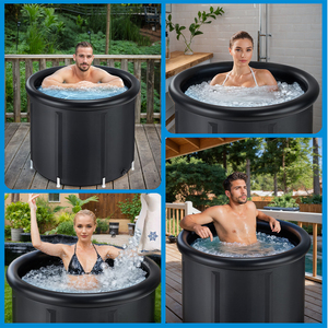 <span class=keywords><strong>Baignoire</strong></span> de glace pour athlètes avec couvercle <span class=keywords><strong>Baignoire</strong></span> de glace gonflable portable pour adultes <span class=keywords><strong>Baignoire</strong></span> pliable de récupération sportive - Product Image 6
