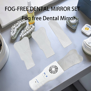 Set di 3 Specchi Dentali Manuali Antiappannamento, Sistema Portatile per Fotografia Orale con Ventola <span class=keywords><strong>LED</strong></span> Antiappannante - Product Image 2