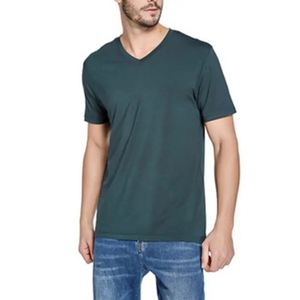 เสื้อยืดผู้ชายเสื้อยืดไม้ไผ่คอวีออกแบบได้ตามที่ต้องการมาใหม่ - Product Image 4