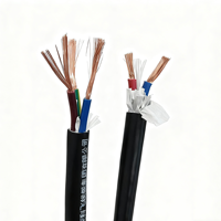 Câble électrique flexible en cuivre RVV avec gaine en PVC, blindé en cuivre, certifié CCC, pour appareils électroménagers, 300V, 0,3-10 mm, rallonge