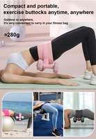 Ceinture de poussée de fessiers personnalisée pour haltères, idéale pour les exercices de fitness, de fessiers et de hanches, compatible avec les kettlebells, bandes et haltères