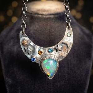 Women Classic Design Handmade Luxury Botswana Agate 925 Sterling Silver Natural Gemstone Engagement Wedding <b>Charm</b> <b>Necklace</b> - Product Image 2
