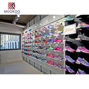 Aangepaste Moderne Sportkleding Winkel Interieur Ideeën Sport Doek Display Stand Doek Kiosk