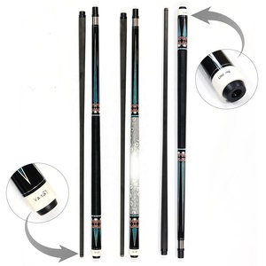 Siyah teknik 1/2 gerçek karbon Fiber kalite 58 "12.75mm profesyonel havuz bilardo bilardo ıstakası & uzatma grafit bilardo ıstakası - Product Image 2