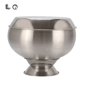 <span class=keywords><strong>2025</strong></span> + tendance Bouddhiste Thaïlande Style Moine Mendiant Moine Bol En Acier Inoxydable Thaïlande Vaisselle avec Support - Product Image 3