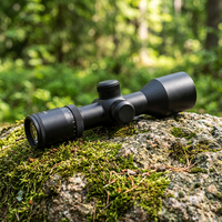 Lunette de tir tactique compacte 3-9x40VE avec réticule rouge et vert, compatible avec rail de 20 mm