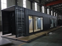 Contenedor de Acero Transpirable de Alta Calidad de 40 pies, Casa Contenedor, Villa Móvil Ignífuga, Diseño Modular Moderno