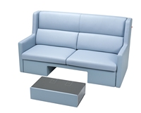 Ensemble de canapés pliants multifonctionnels en cuir véritable de haute qualité, couleur personnalisée, design moderne, pour salon de villa, canapé de détente, garantie 2 ans