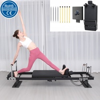 Machine de Pilates Reformer Portable en Aluminium pour Usage Domestique, Durable, Pliable, Écologique, Équipement d'Exercice pour Studio de Pilates