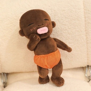 Peluche Lisa en forme de main noire, super douce, avec rembourrage en coton, anti-stress, articles très demandés, poupée en peluche personnalisée - Product Image 5
