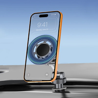 Support magnétique pour téléphone de voiture avec vis de 1/4'' et rotation à 360° °   Support de bras réglable avec aimant puissant N52 compatible avec iPhone 12-17