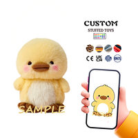 Peluche Canard Jaune Personnalisée – Vente Directe Usine – Haute Qualité – Technique de Broderie – Tissu Doux – Peluche Personnalisée