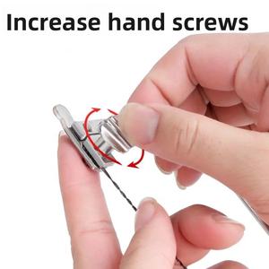 TSK Deutschland Qualität Verstellbarer U-förmiger Sägerahmen Schwarzer Griff Handsäge für Holzarbeiten & Schmuckherstellung Stichsäge - Product Image 4