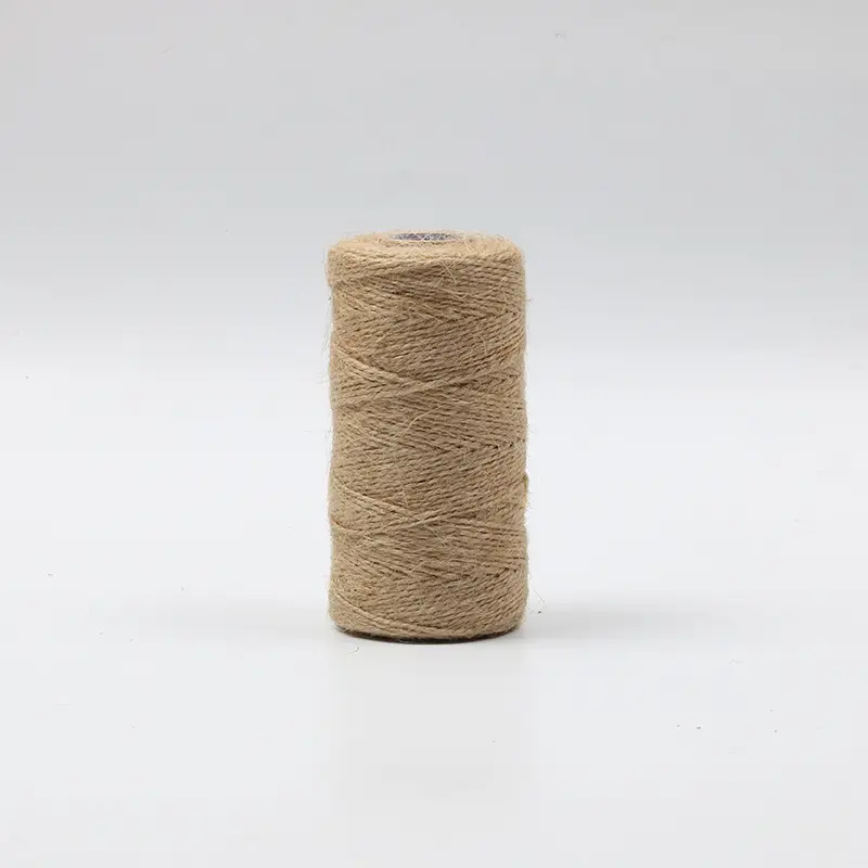 Corda di canapa 4mm di spessore fai da te fatto a mano a maglia Vintage spago colore naturale lino rustico String artigianato corda di iuta