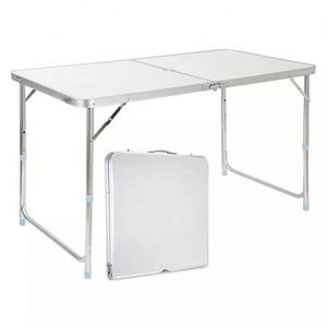 Table pliante légère et portable en aluminium pour pique-nique et camping, réglable en hauteur, pour l'intérieur et l'extérieur - Product Image 4