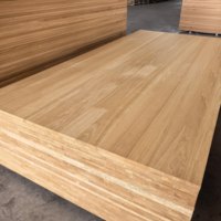 Panneaux de bois de peuplier carbonisé collés sur mesure pour la décoration intérieure