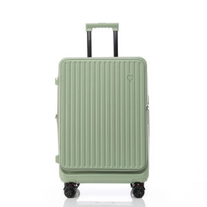 Ensemble de 3 valises de voyage extensibles à ouverture latérale avec serrure à combinaison, bagage cabine à roulettes pivotantes, 3 pièces - Product Image 5