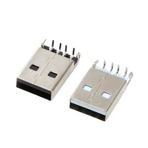 <b>USB</b> a <b>Male</b> Connector Right Angle Sink Plate Type-a <b>Male</b> Connector for PCB - Product Image 1