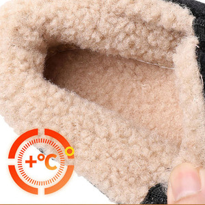 Stivali Invernali Retrò Foderati in Pile Caldi Stile Pechino Antico Suola Morbida Antifreddo Antiscivolo per Anziani e Mezza Età - Product Image 2