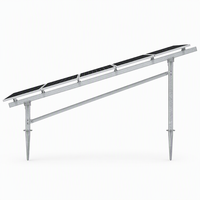 Système de montage de panneaux solaires CHIKO, système de montage au sol pour panneaux solaires, support en aluminium T2VC, charge de neige 1,4KN/M2, OEM personnalisé