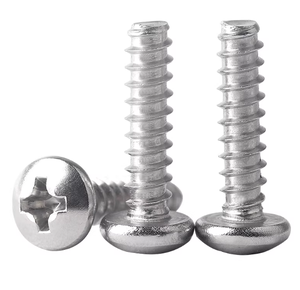 LeGood GB845 Tornillos autorroscantes de cabeza plana con ranura cruzada de acero inoxidable 304 tipo F ST3.5 - Product Image 4