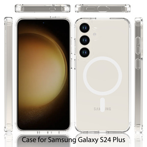 Coque de téléphone transparente avec chargeur magnétique sans fil de haute qualité pour Samsung Galaxy S22 S23 S24 S25 Plus ultra - Product Image 6