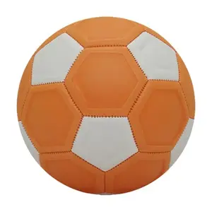 Профессиональный настраиваемый Средний аргентинский нормальный полностью белый Pu белый искусственный кожаный черный футбольный мяч