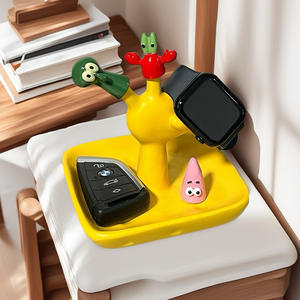 Dessin animé série créatif doigt manchon entrée clé support de rangement maison anneau bijoux petits ornements cadeau - Product Image 5