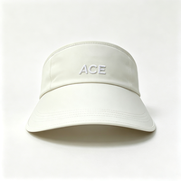 Topi Visor Olahraga Berpinggiran Lengkung ACE Embroidery Unisex, Cocok untuk Kuncir Kuda, Pelindung UV, untuk Lari, Bepergian, dan Aktivitas Luar Ruangan, Dapat Disesuaikan
