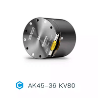 Motor sin Escobillas AK45-36 KV80 CubeMars, Apto para Articulaciones de Robots Humanoides, Módulo de Potencia Más Compacto, Compatible con Servo MIT Drive